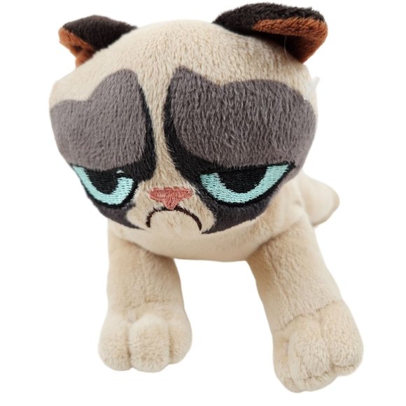 Grumpy Cat Stuffed Animal Plush Toy Pet 8" Kitty Novelty Funny - Picture 1 of 8